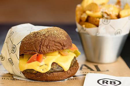 saco de papel para hamburguer